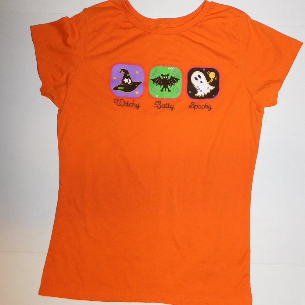 Halloween Tshirt Witchy Batty Spooky